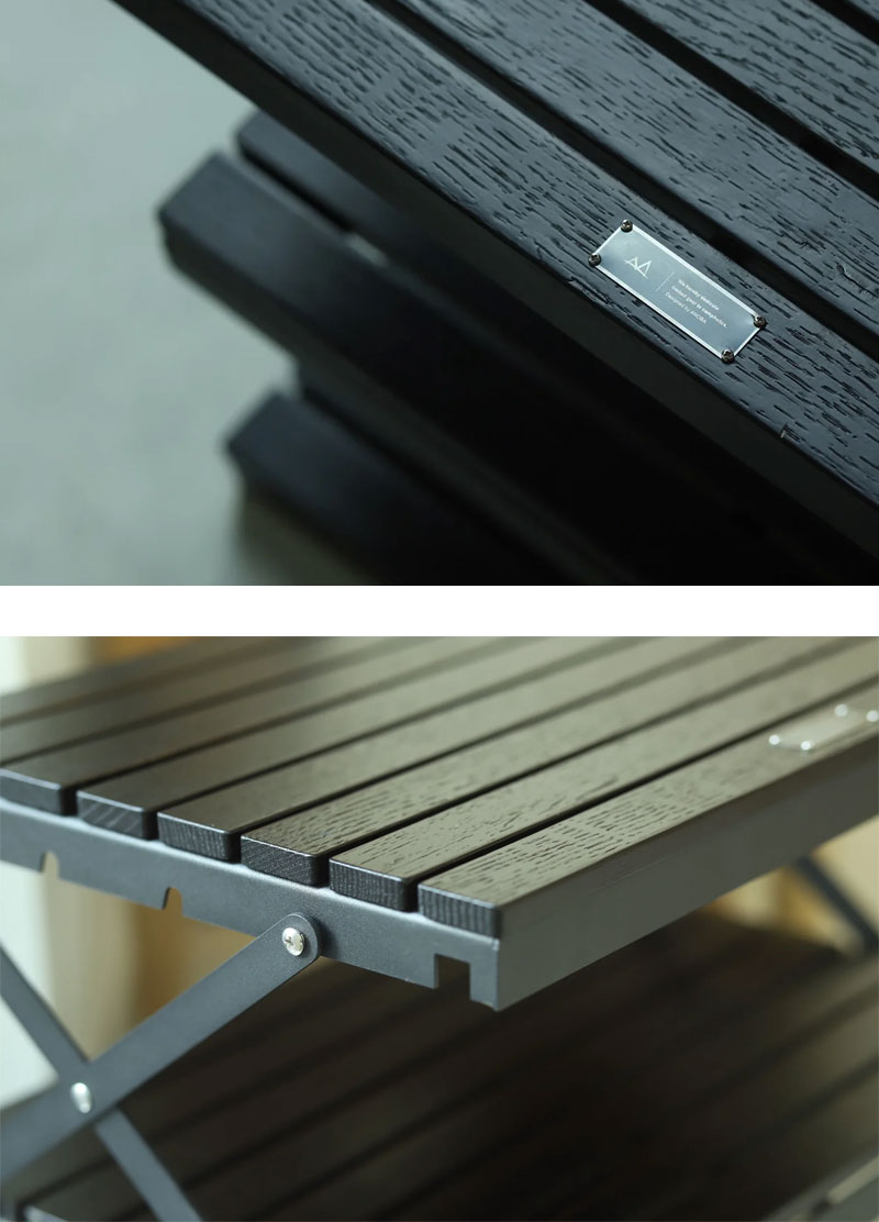 楽天市場】ANOBA アノバ BLACK EDITION ウッドラック 3段 AN098 棚