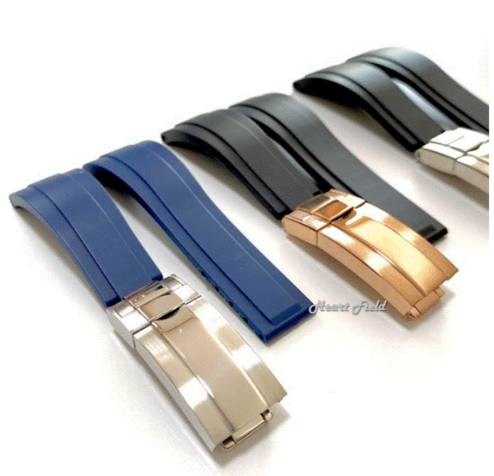 楽天市場】腕時計用 ラバーベルト バンド オイフレ 20mm ロレックス用