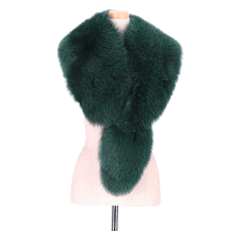 楽天市場】ブルーフォックス ファー マフラー ストール ロング 大きめ