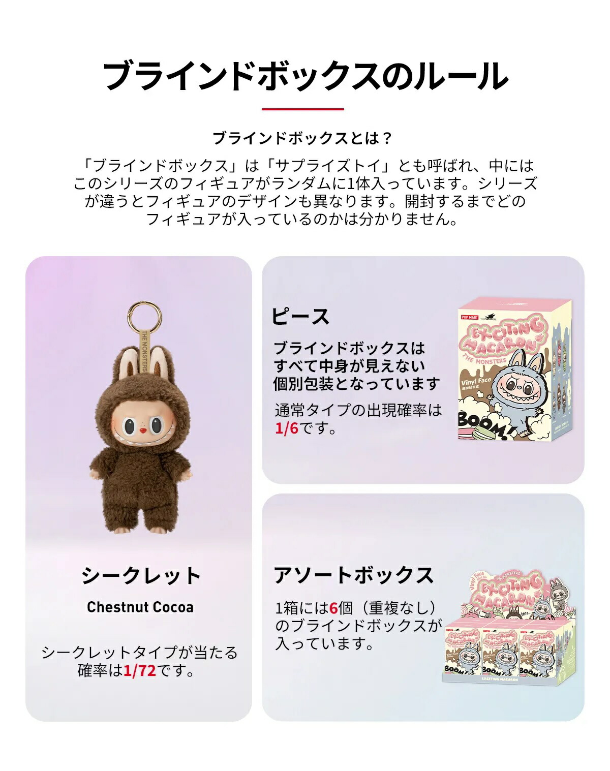 楽天市場】Exciting Macaron THE MONSTERS ラブブ Labubu【鑑定済正規