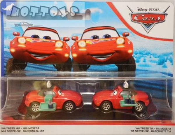 楽天市場】◎ディズニーカーズ ミニカー/マテル製 ミア＆ティア