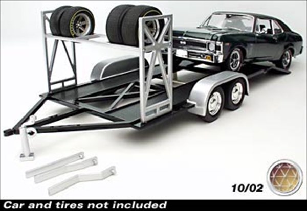 楽天市場】1/43 GMP☆1/43ミニカー用 牽引トレーラー 青 積載車