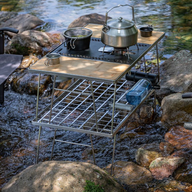 楽天市場】【公式】キャンピングムーン グリルテーブル IGT テーブル