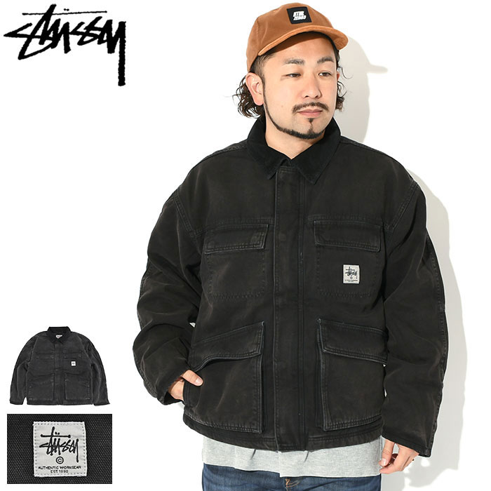 楽天市場】ステューシー STUSSY ジャケット メンズ Washed Canvas Shop