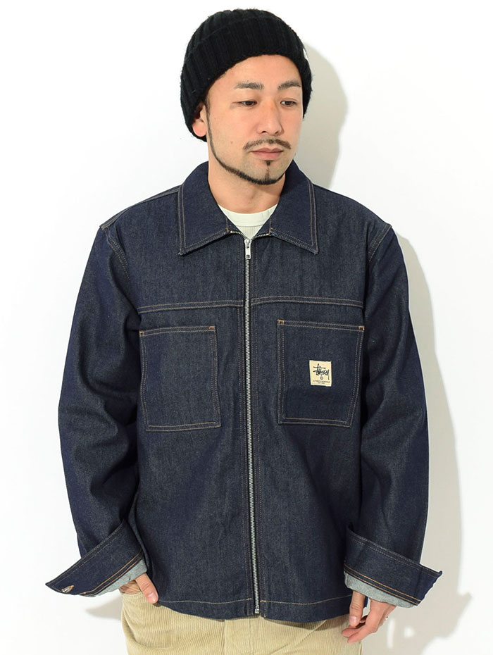 楽天市場】ステューシー STUSSY ジャケット メンズ Denim Zip Up Work