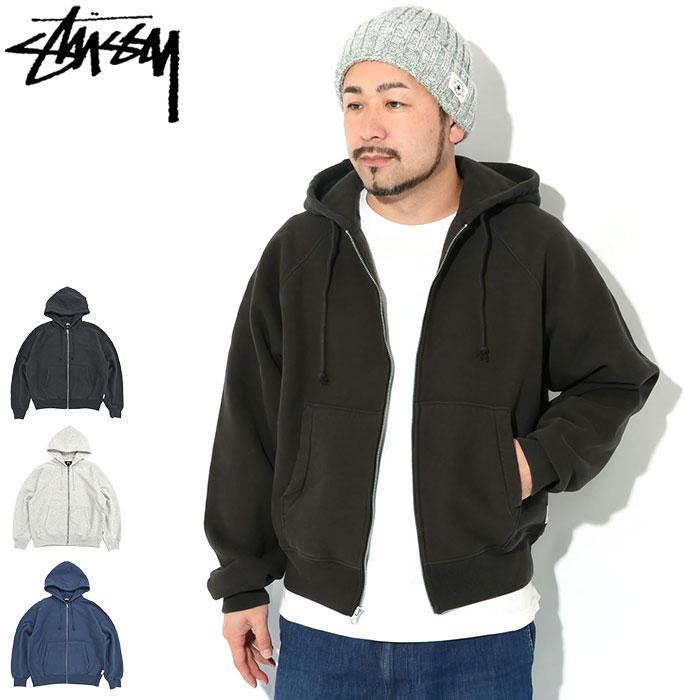 楽天市場】ステューシー STUSSY パーカー ジップアップ メンズ Raglan