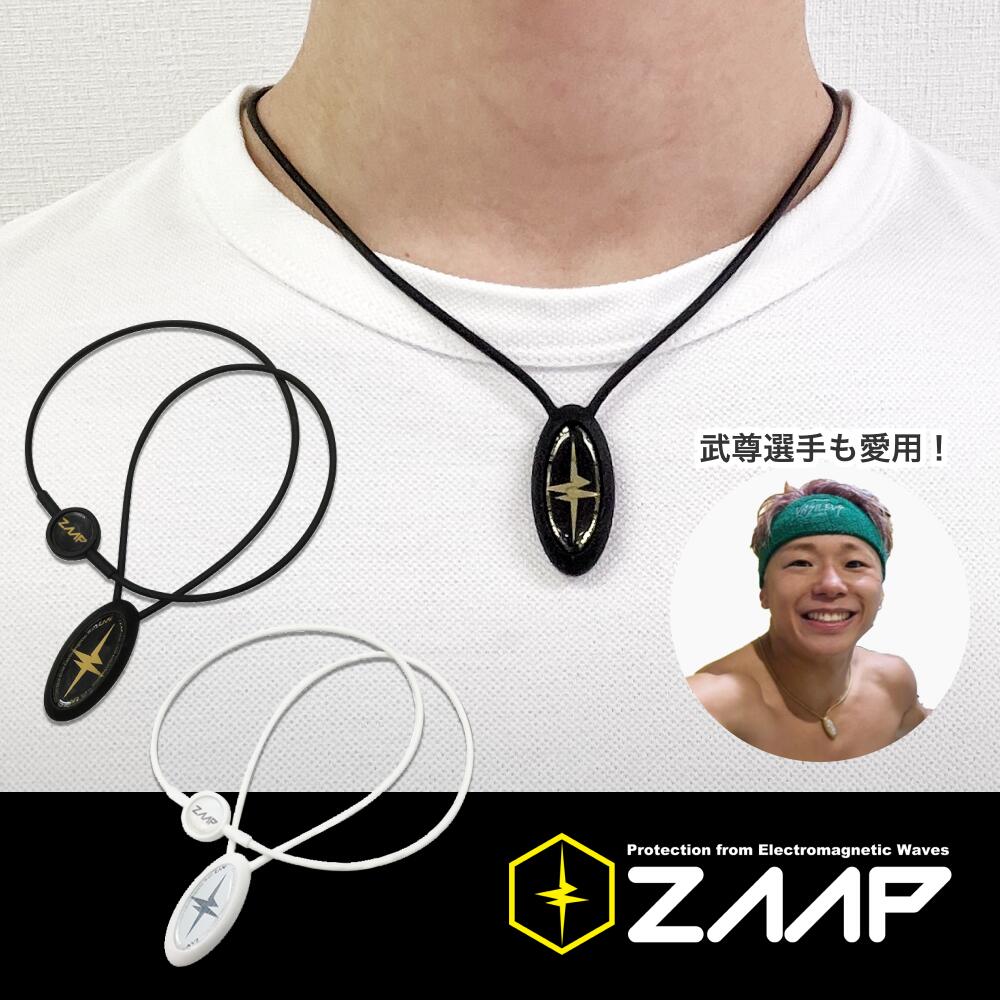 楽天市場】ZAAPネックレス イナズマロゴ デザインバージョン : 磁気