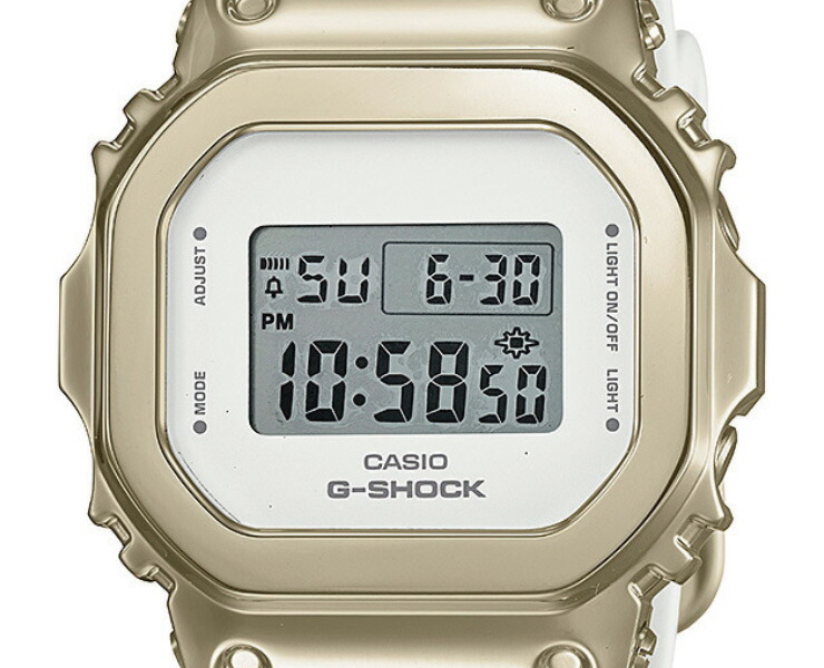 楽天市場】カシオ Gショック ミッドサイズ メタルカバード ゴールド