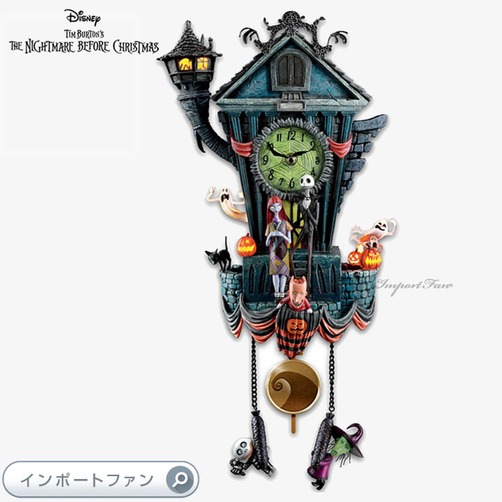 楽天市場】ディズニー ナイトメアー ビフォア クリスマス 壁時計