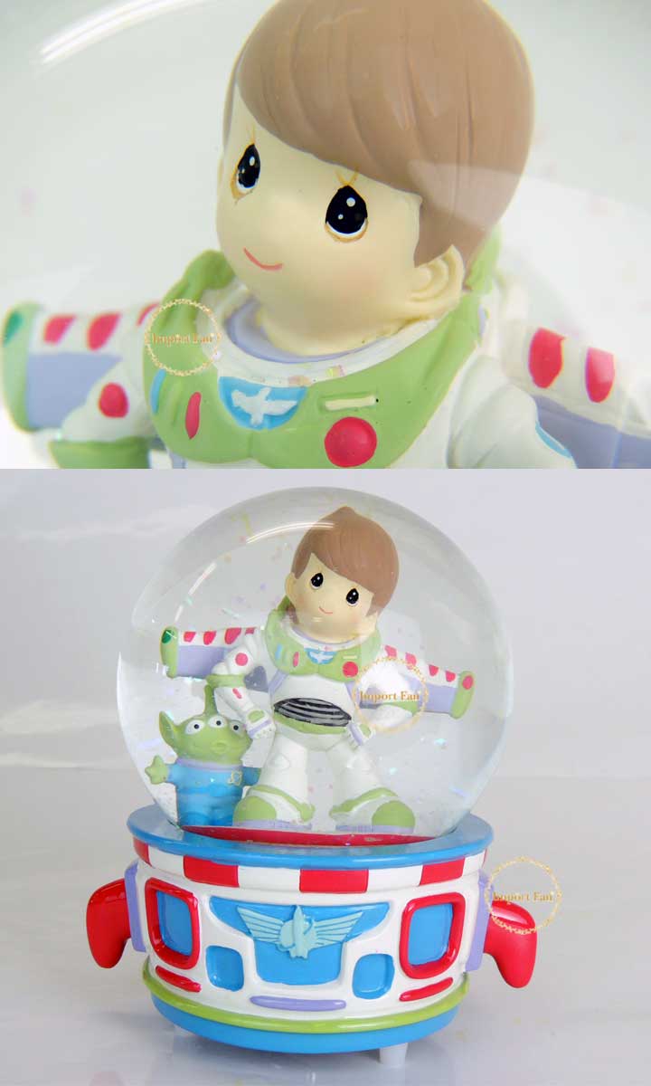 楽天市場】プレシャスモーメンツ バズ ミュージカル スノードーム トイ