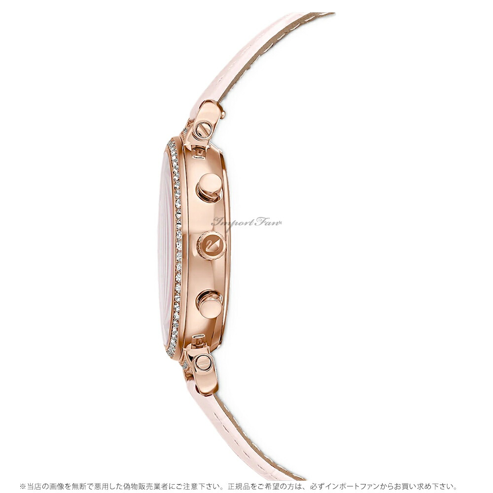 楽天市場】スワロフスキー パッセージ クロノ ウォッチ 腕時計 ピンク