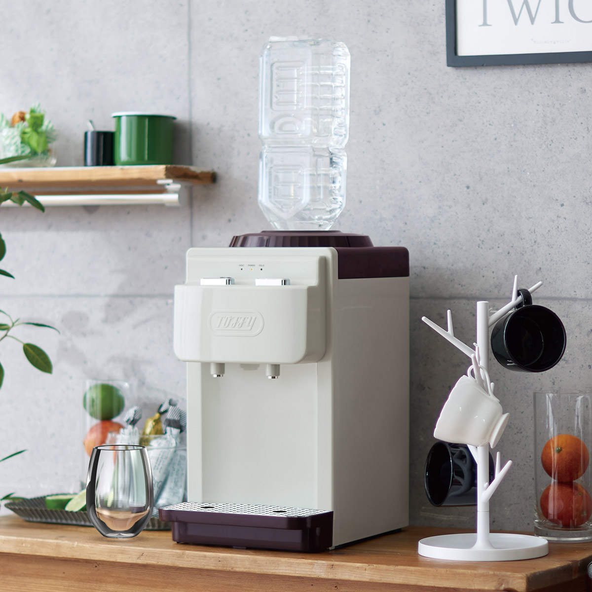 楽天市場】Toffy ウォーターサーバー 2L ペットボトル対応 卓上 冷水