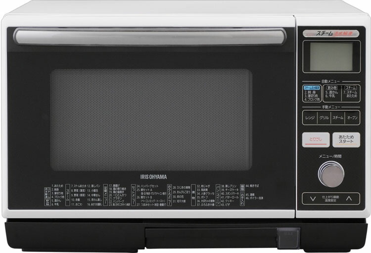 楽天市場】オーブンレンジ 24L アイリスオーヤマ フラット スチーム