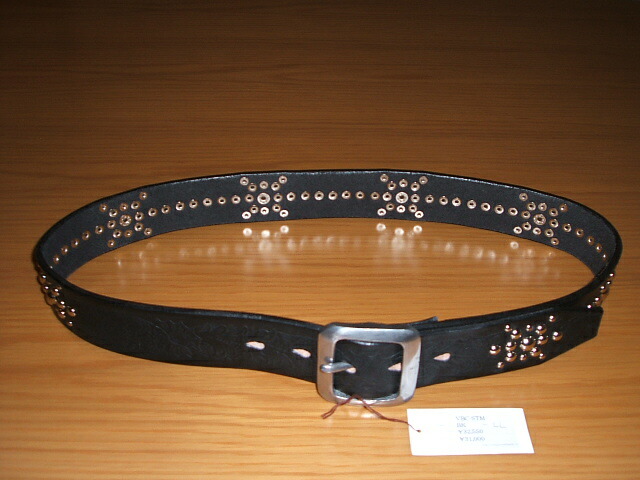楽天市場】RED MOON(レッドムーン) スタッズベルト Lot VBC-STM Black