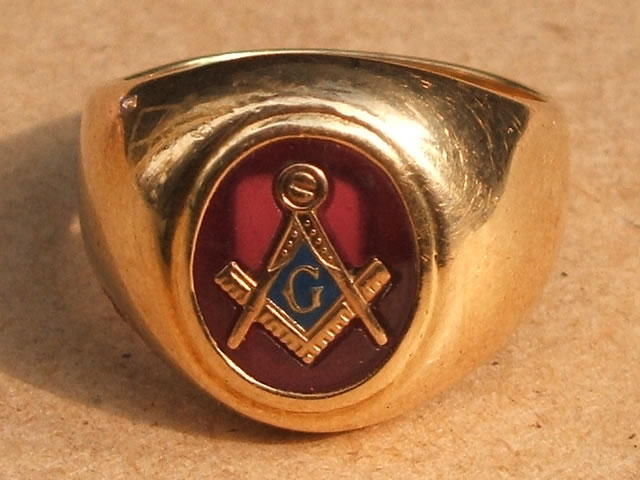 楽天市場】FREEMASON(フリーメイソン) 実物ビンテージ ゴールドリング