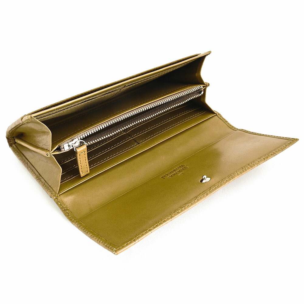 楽天市場】ヴィヴィアンウエストウッド 財布 長財布 カーキ Vivienne