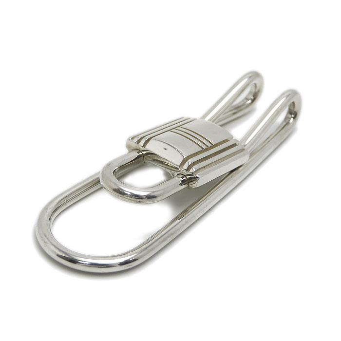 楽天市場】HERMES エルメス カデナ マネークリップ AG925 シルバー SV