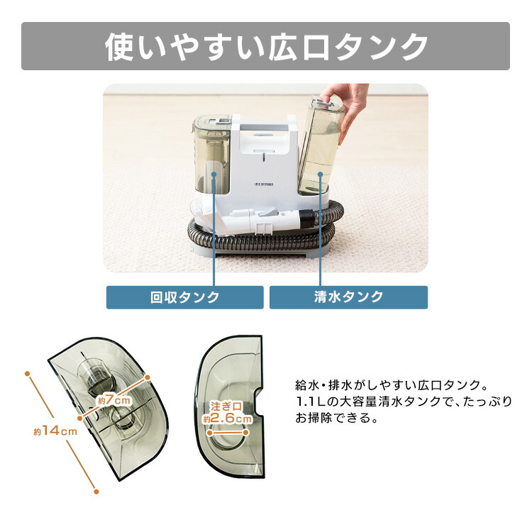 楽天市場】【公式】＼専用洗浄液付き！／リンサークリーナー アイリス