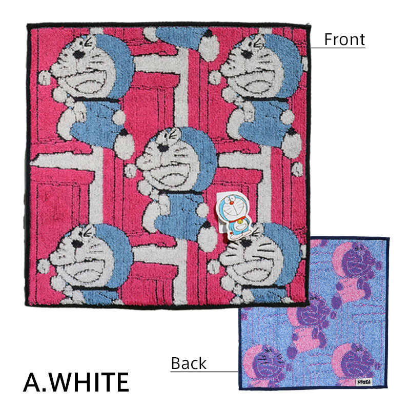 ドラえもん ハンカチ クリップ②セット 2010 タオルチーフ 2枚組 25