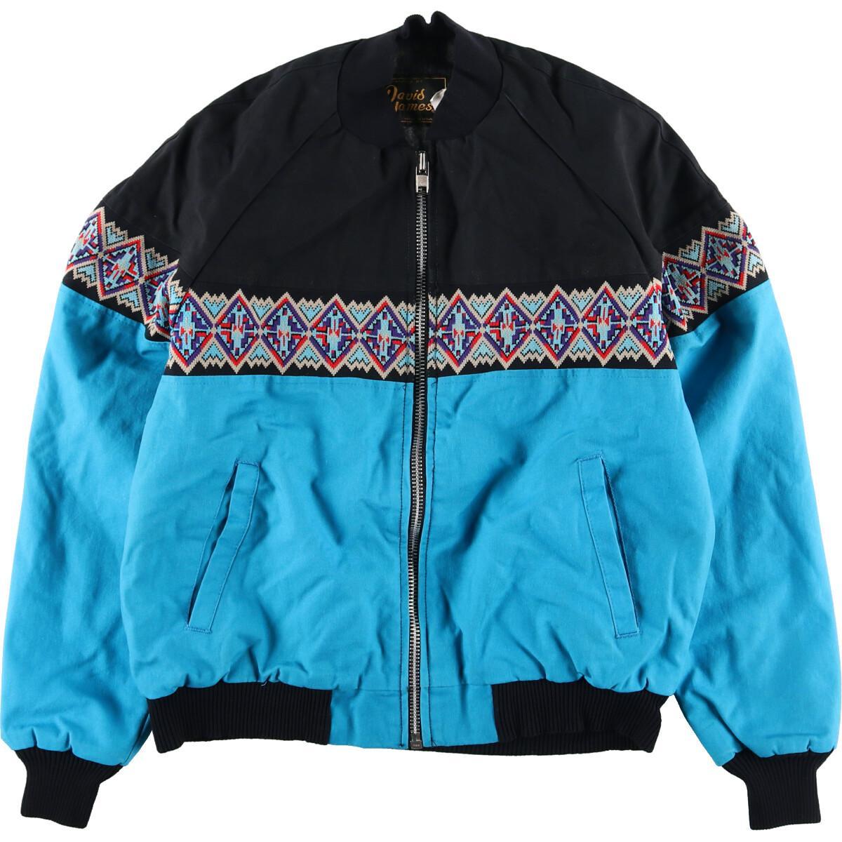 楽天市場】古着 80年代 DAVIS JAMES ネイティブ柄 ワークブルゾン USA