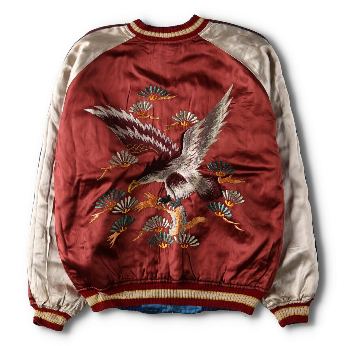 楽天市場】古着 50'S UNKNOWN タカ柄 虎柄 龍柄 リバーシブル