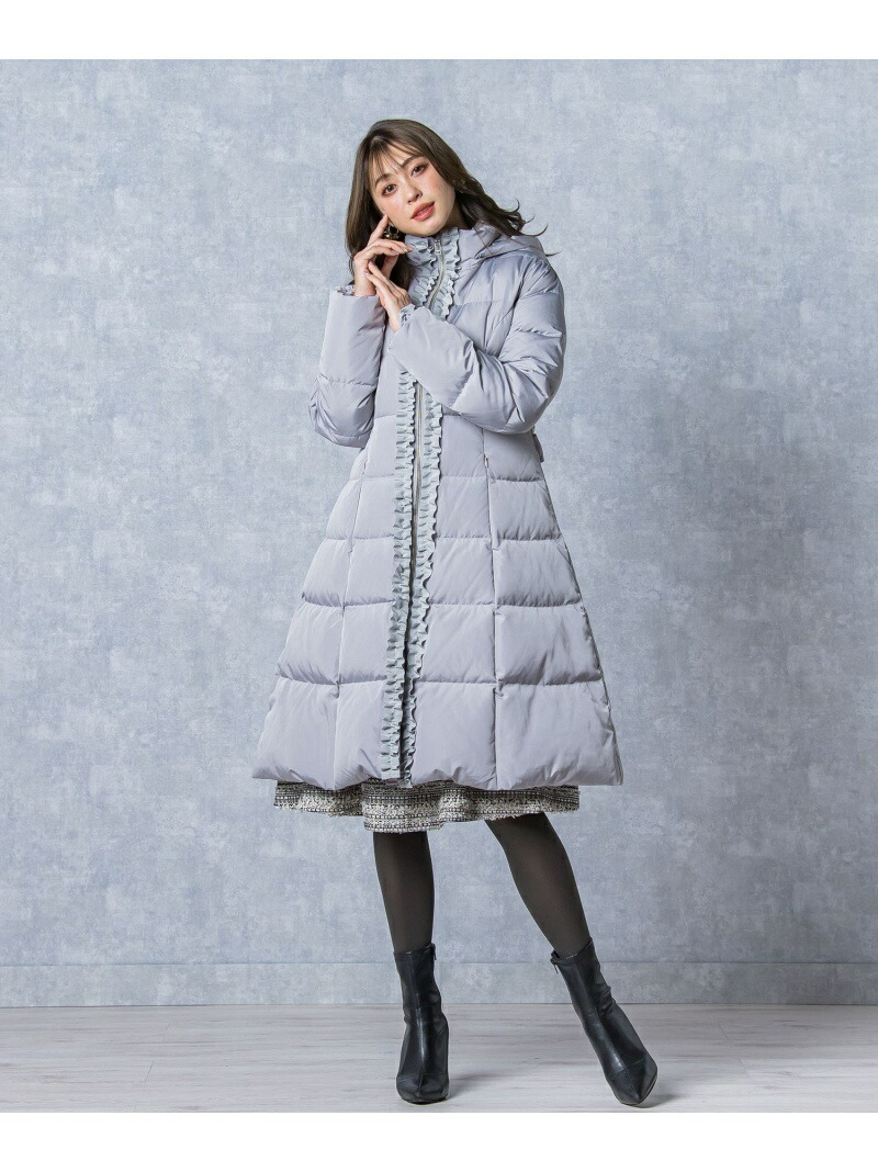 楽天市場】【SALE／50%OFF】フリルロングダウン QUEENS COURT