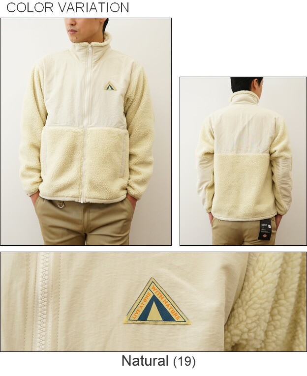 楽天市場】（ボアフリースJKT） オリジナル シープボア × ナイロン