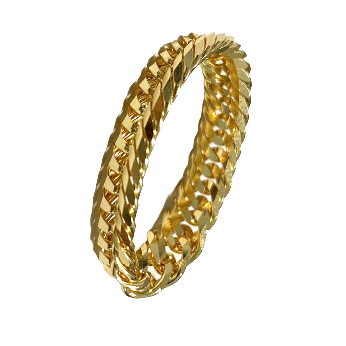 楽天市場】K18 18金 トリプル 12面トリプル 喜平 リング 13号 リング幅