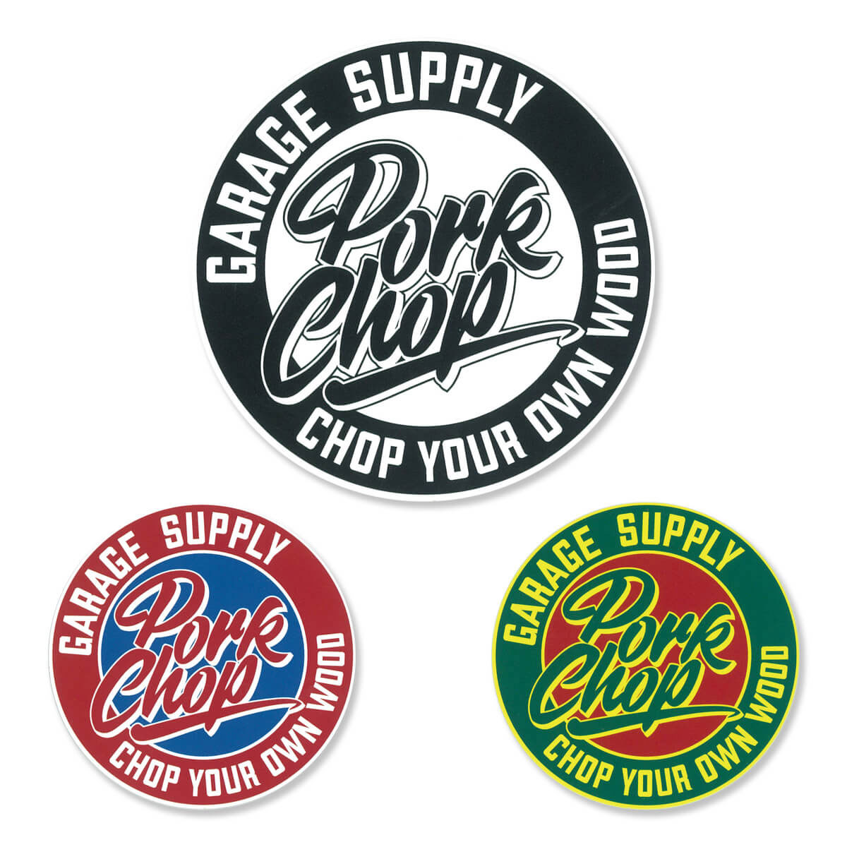 楽天市場】ポークチョップ ステッカー アメリカン 車 アウトドア