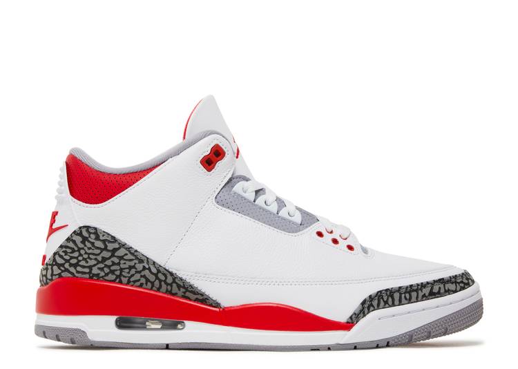 楽天市場】【 AIR JORDAN JORDAN 3 RETRO 'FIRE RED' 2022 / WHITE