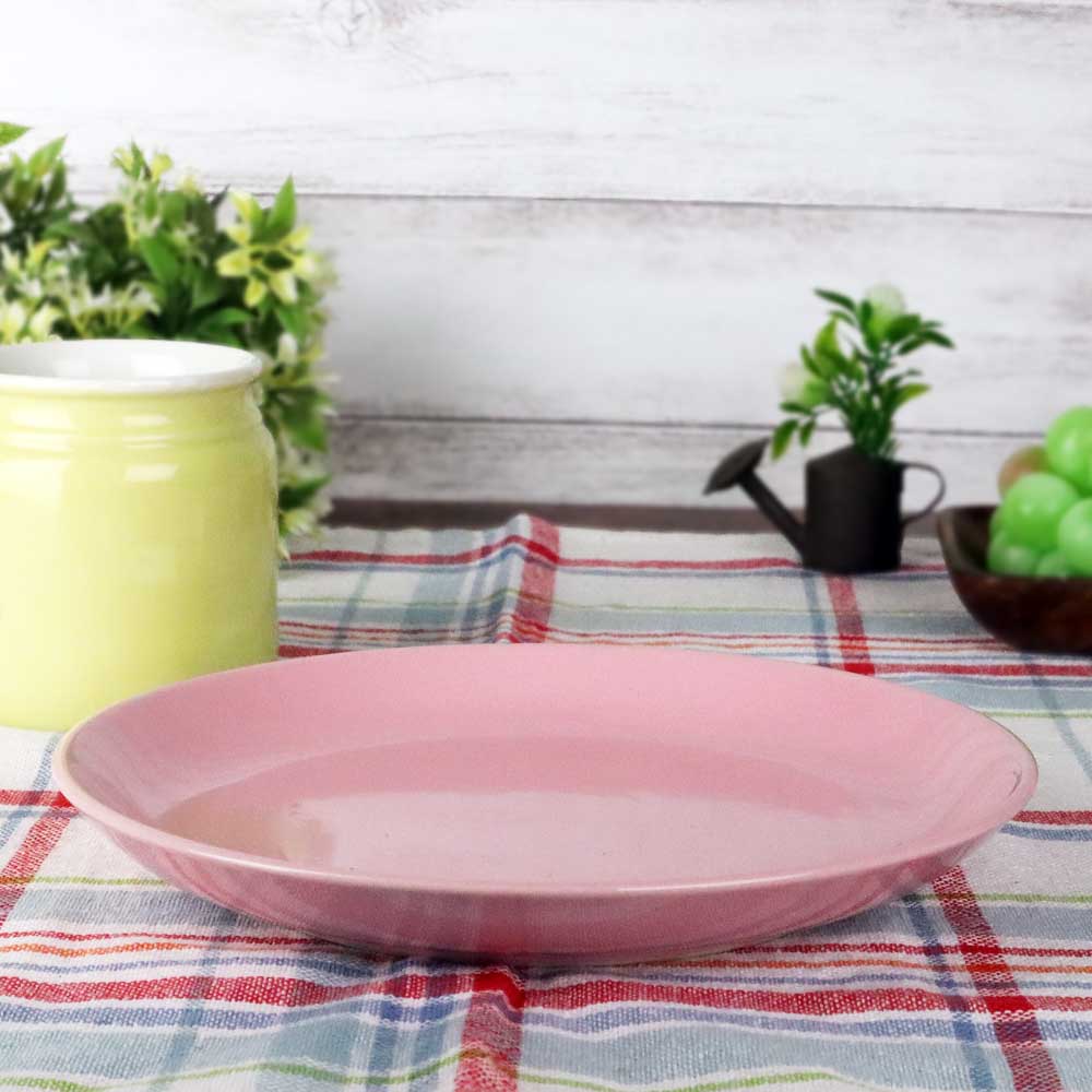 楽天市場】中皿 おかず皿 ケーキ皿/ パステルカラー 19cm丸プレート