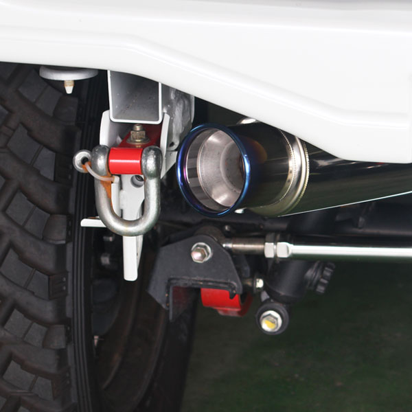 jb23 ジムニー ワンオフ マフラー ストレート リアピース JB23