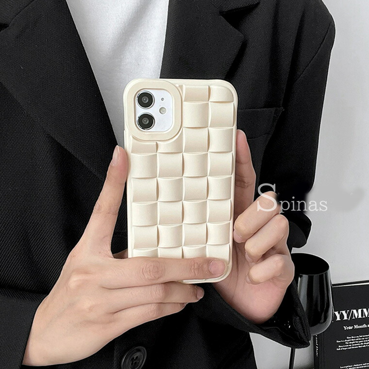 楽天市場】編み込み風デザイン シリコンケース iPhone15対応 iphone