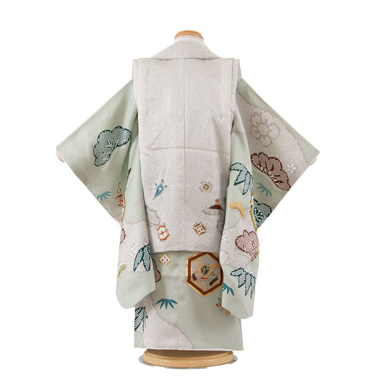 楽天市場】【レンタル】【正絹】 七五三 着物 3歳 男の子 被布 男児 3