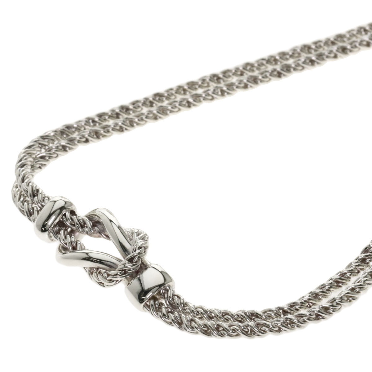 楽天市場】ティファニー ダブルロープセンターノット ネックレス