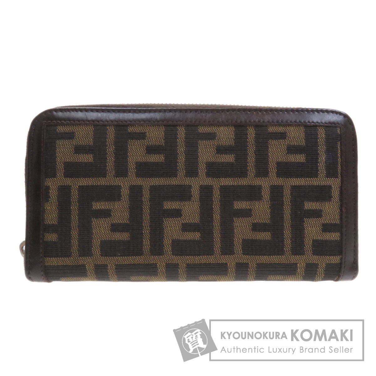 楽天市場】フェンディ ラウンドファスナー ズッカ柄 長財布（小銭入れ