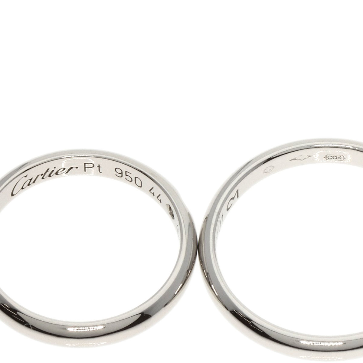 楽天市場】カルティエ ペア リング 1P ダイヤモンド 2本セット リング