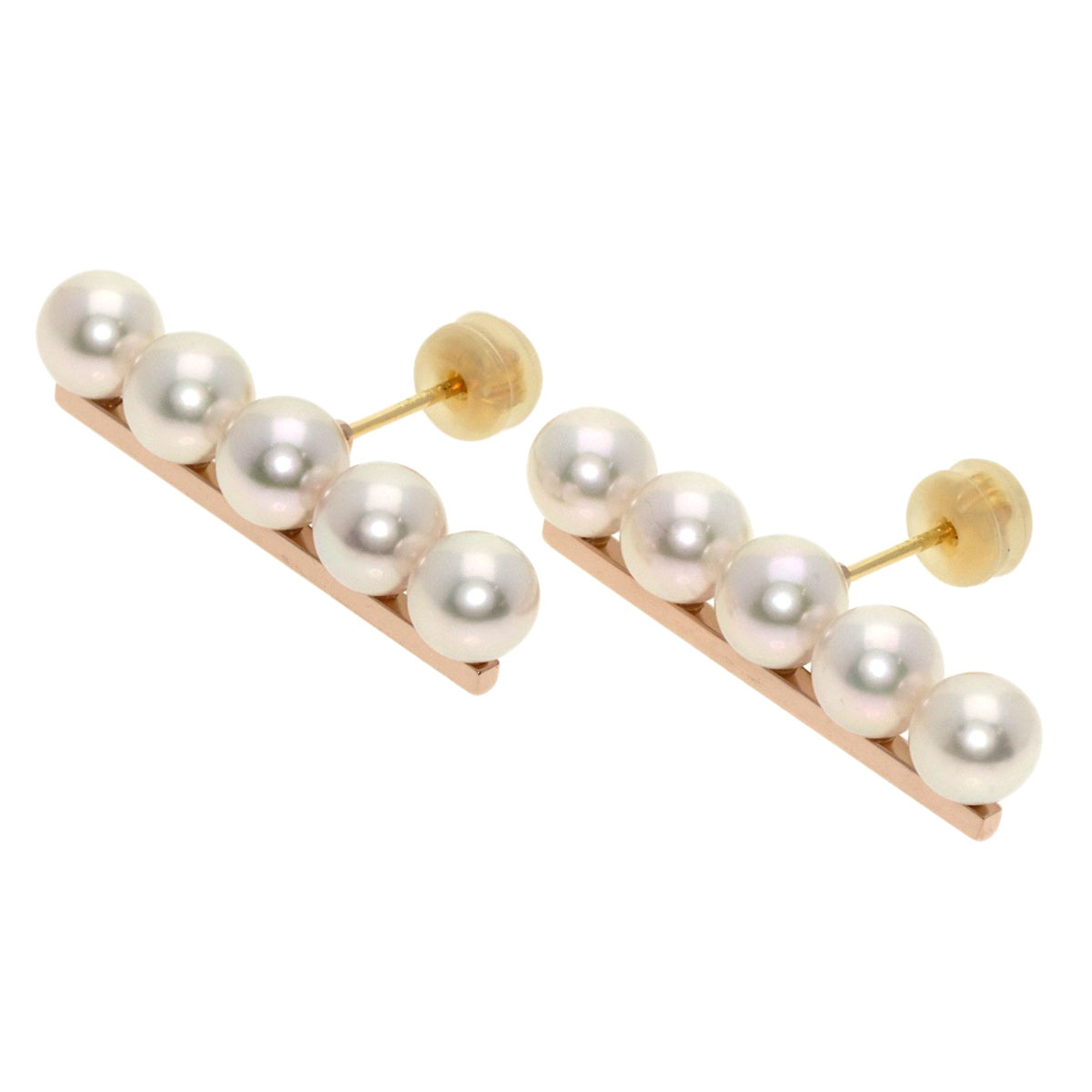 楽天市場】タサキ バランス プラス パール 真珠 ピアス K18ピンク