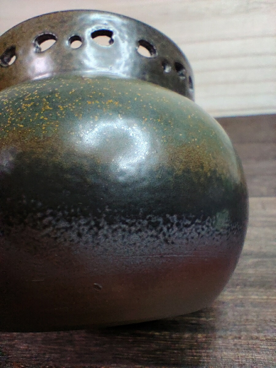 楽天市場】透かし織部急須 急須 きゅうす 鍔付き 透かし入り 一休窯