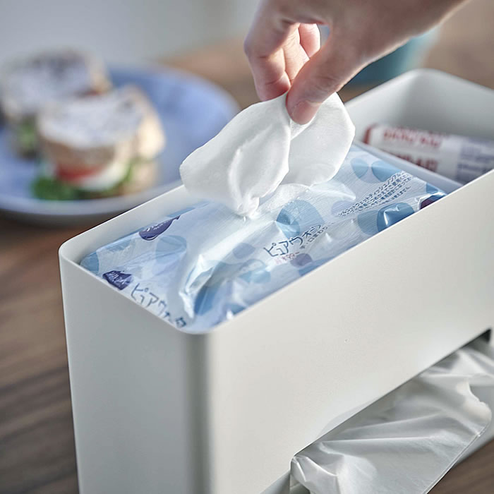 楽天市場】ティッシュ＆ウェットシートケース リン RIN ティッシュ