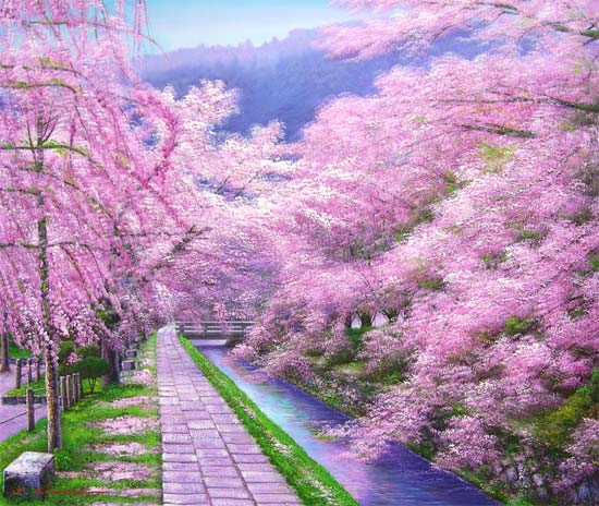 楽天市場】絵画 油絵 哲学の道 F50号 （木村由記夫） 送料無料【肉筆