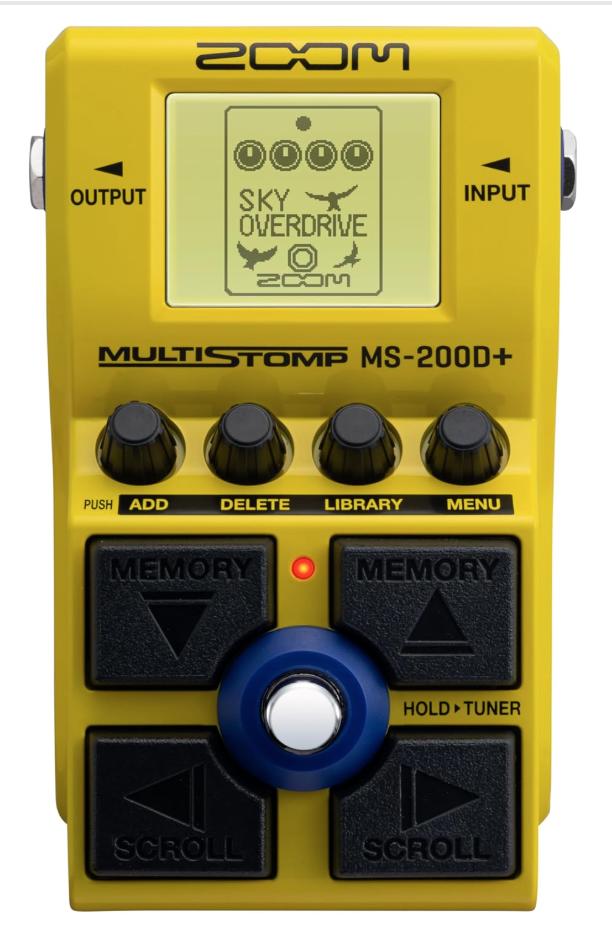 楽天市場】ZOOM MS-200D+ マルチ エフェクター ストンプ ペダル