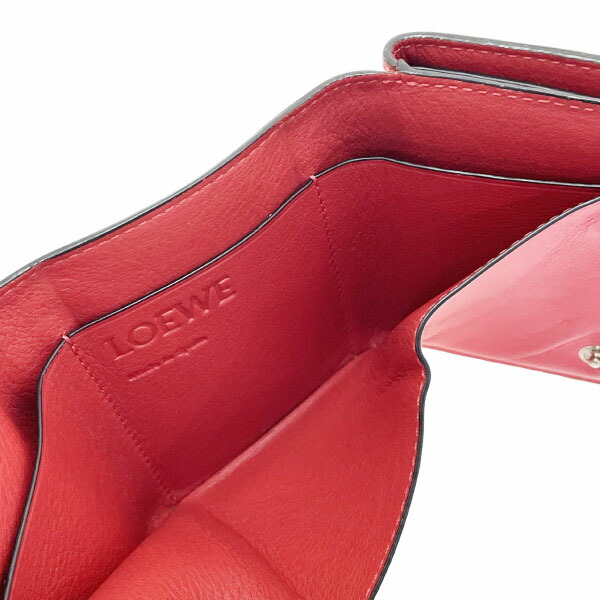 楽天市場】ロエベ 財布 トライフォールド ウォレット カーフ レザー 革