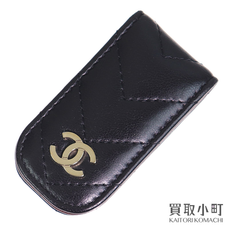 楽天市場】シャネル【CHANEL】マネークリップ クラシック ココマーク