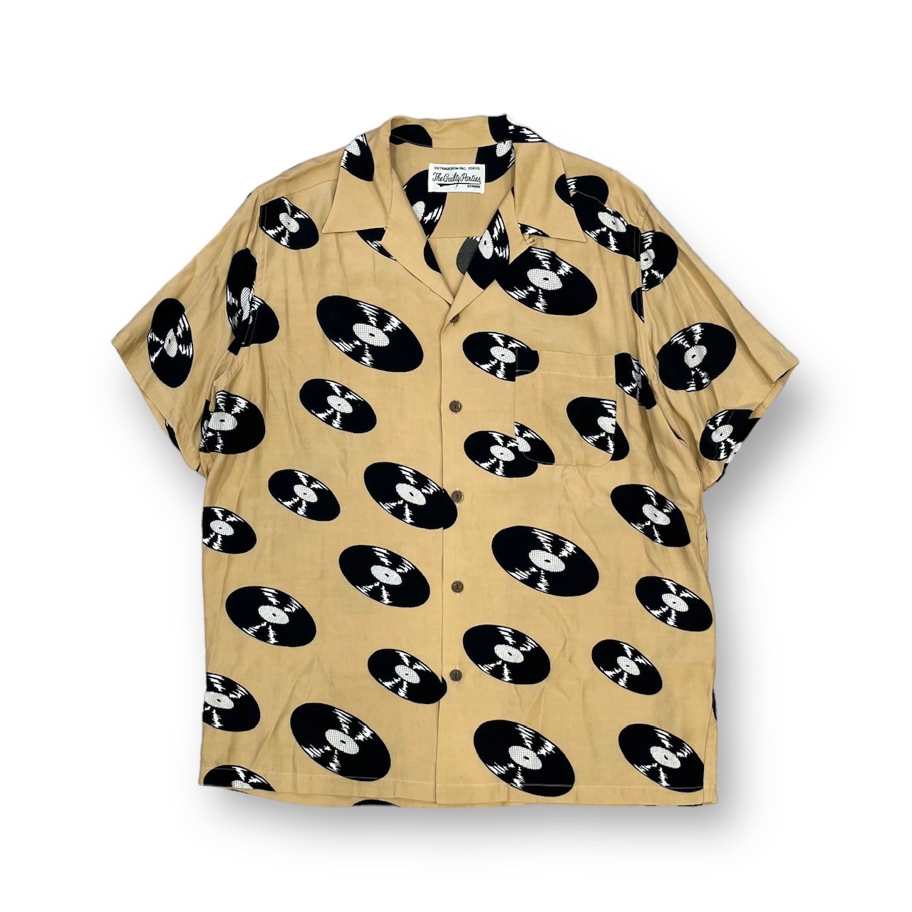 楽天市場】ワコマリア・WACKO MARIA RECORD S/S HAWAIIAN SHIRT 状態B