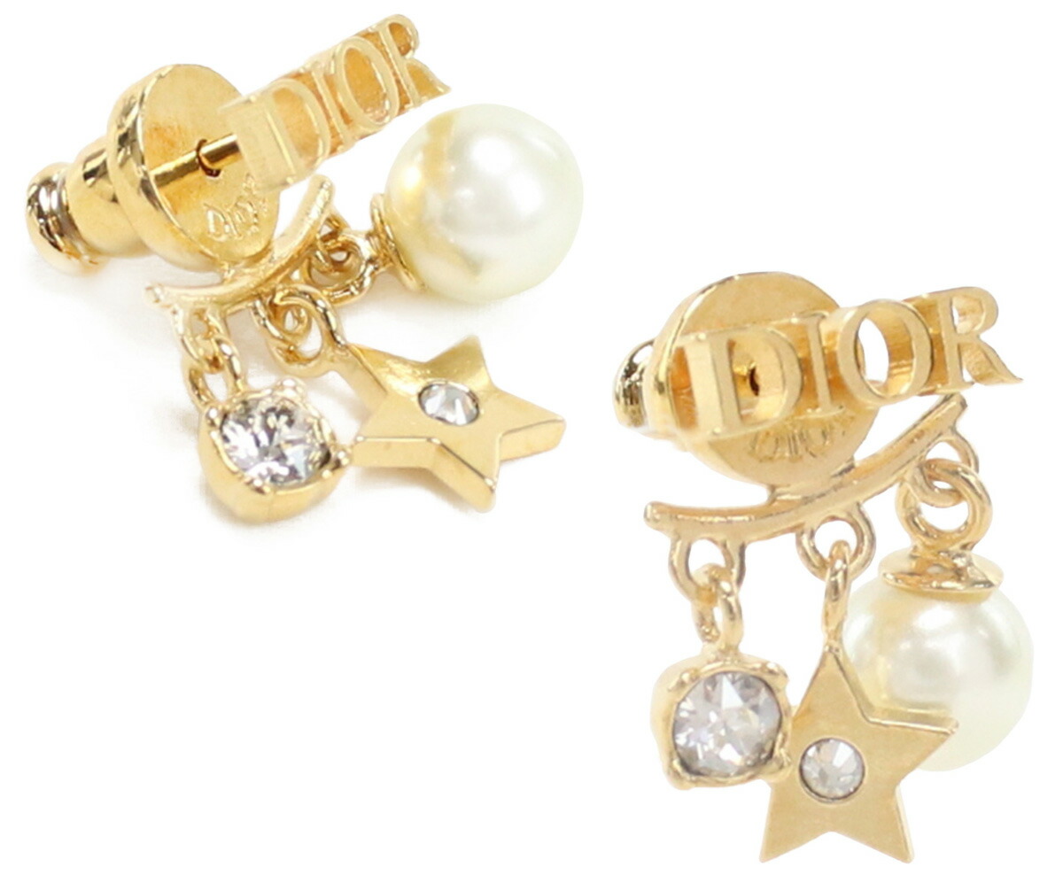 楽天市場】Christian Dior ピアスクリスチャンディオールゴールド