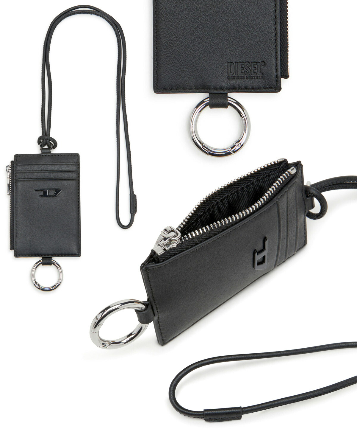 楽天市場】DIESEL ディーゼル メンズ 財布カードケース キーリング付き