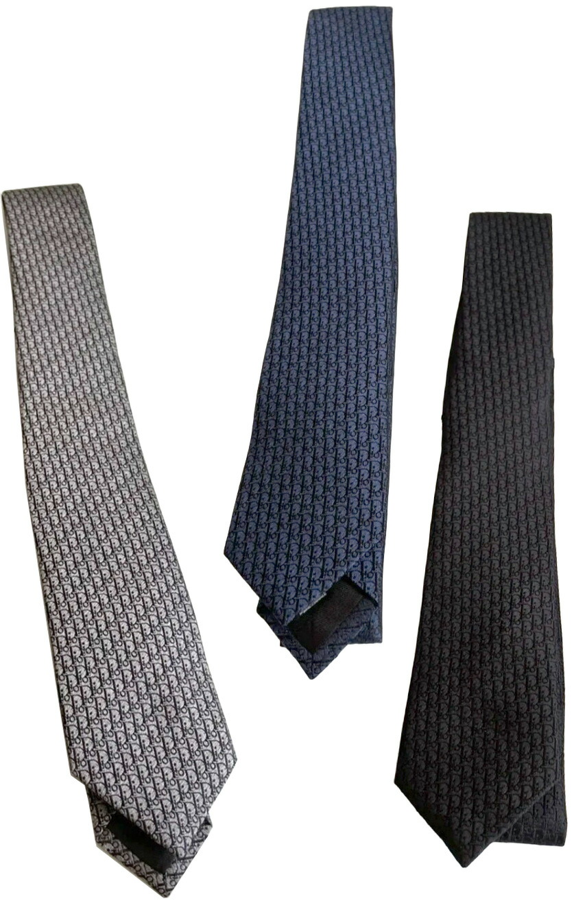 楽天市場】DIOR HOMME ディオールオム イタリア製メンズネクタイグレー