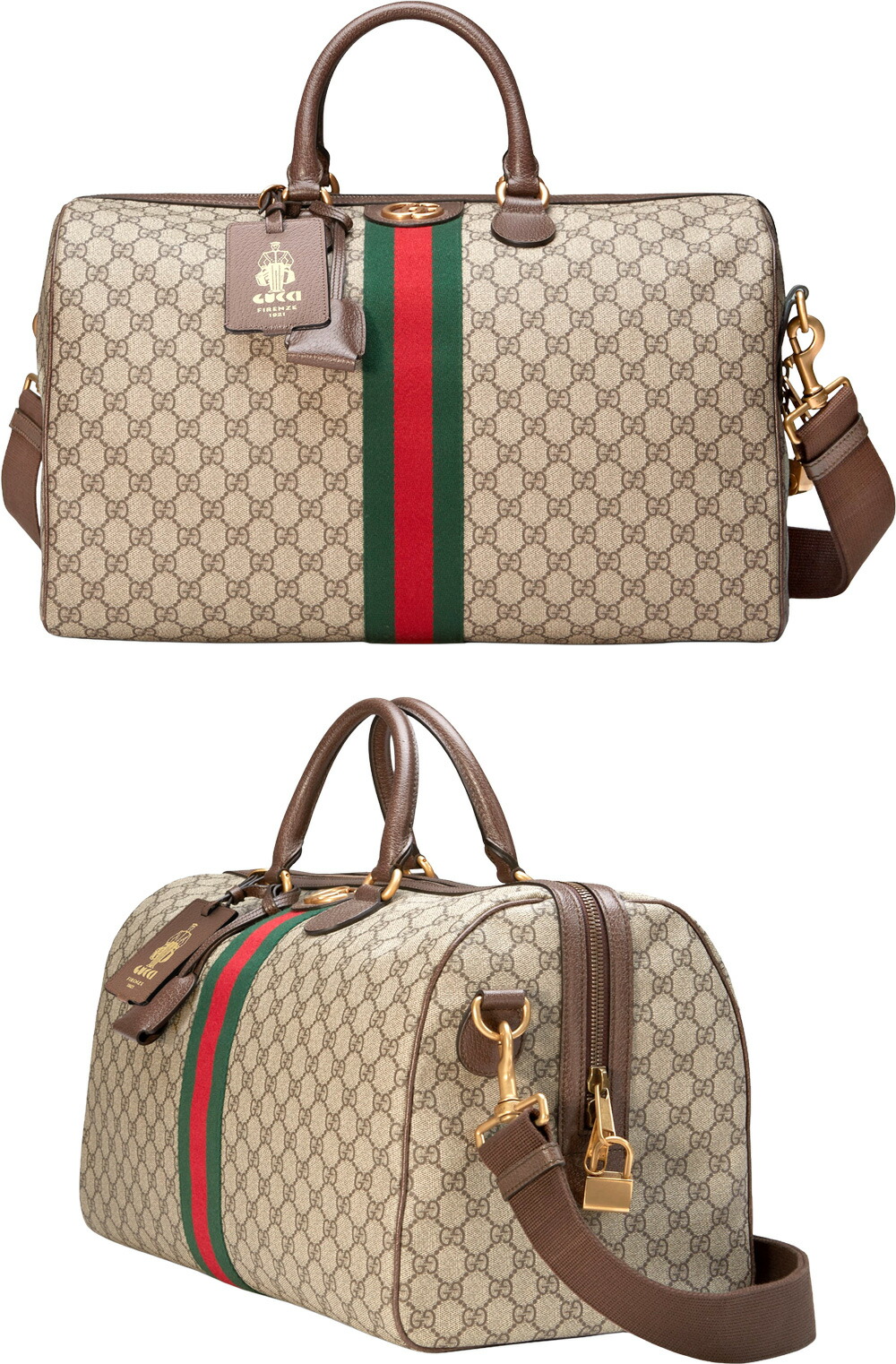 楽天市場】GUCCI グッチ メンズ レディースダブルGロゴ ラゲージタグ
