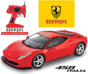 楽天市場】ラジコン フェラーリ 458 イタリア正規ライセンス公認